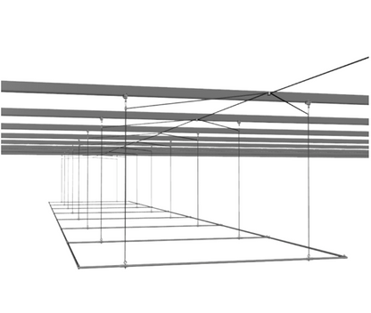 Suspended Batting Cage Frame