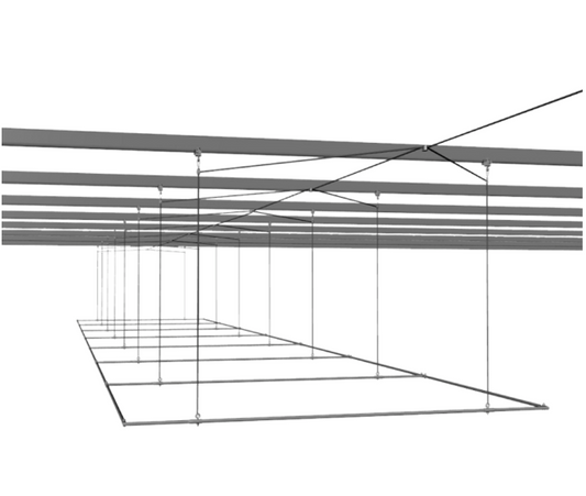 Suspended Batting Cage Frame