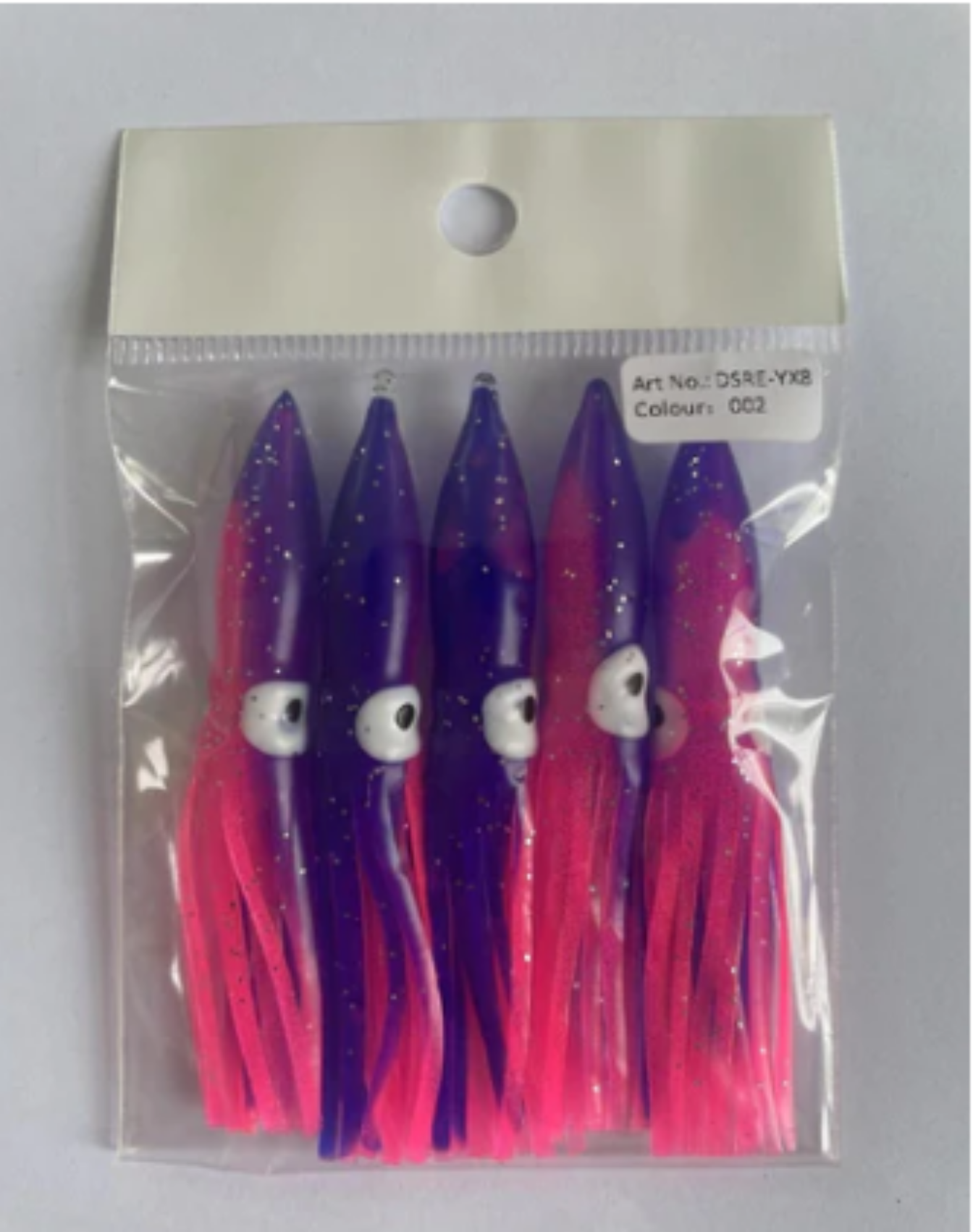 8cm Soft Lure - Purple and Pink