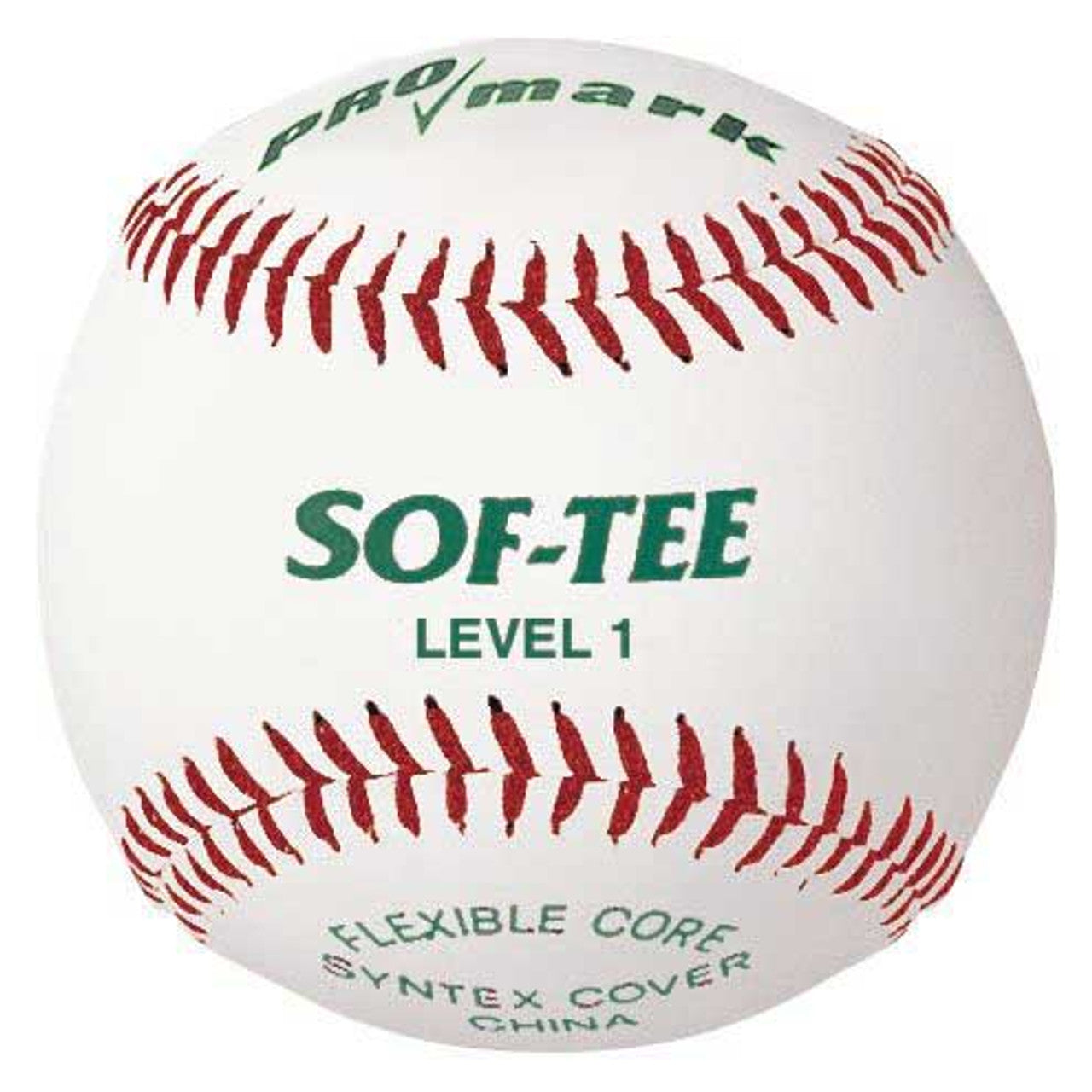 SOF-TEE Level One White Tee Ball - Dozen