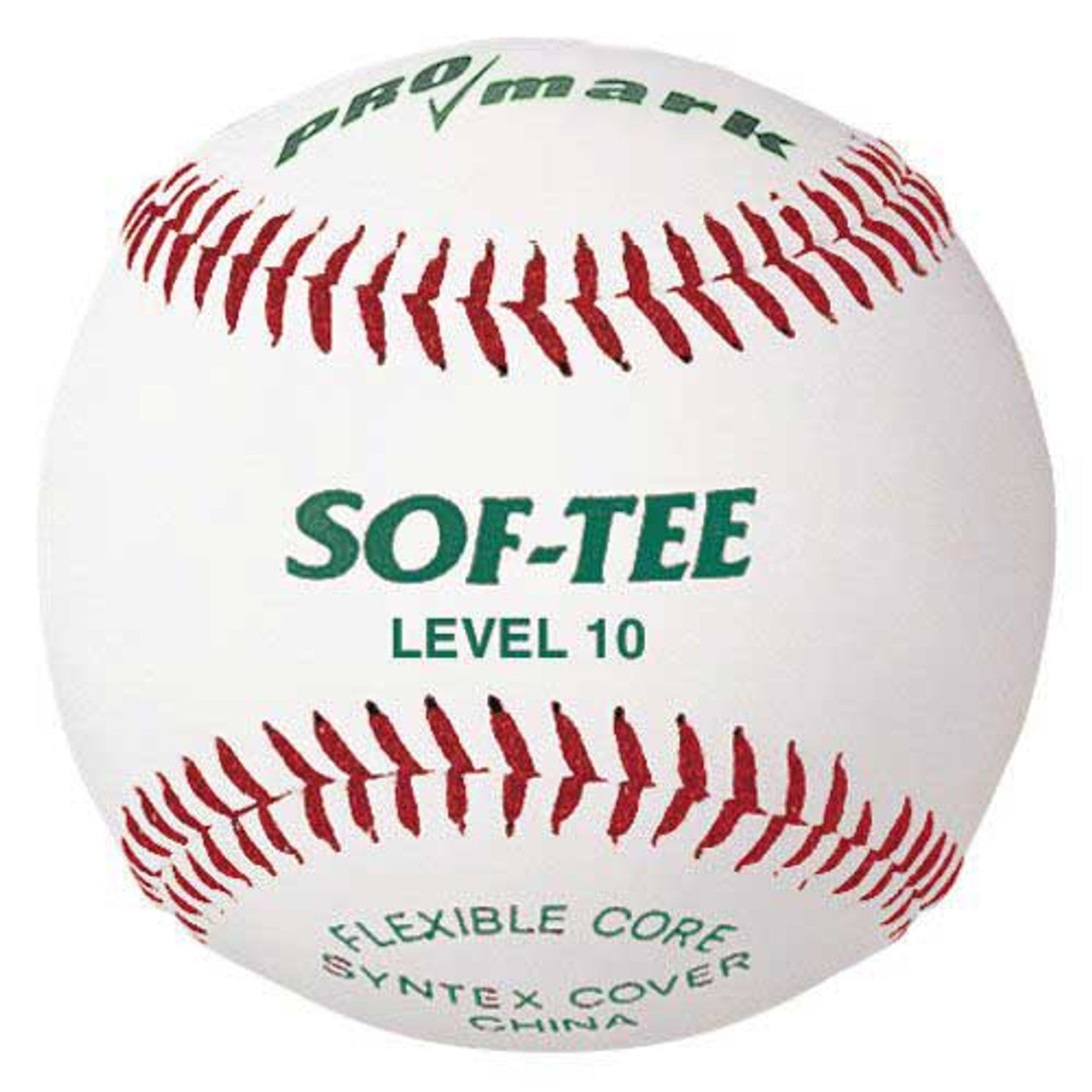 SOF-TEE Level Ten White Tee Ball - Dozen