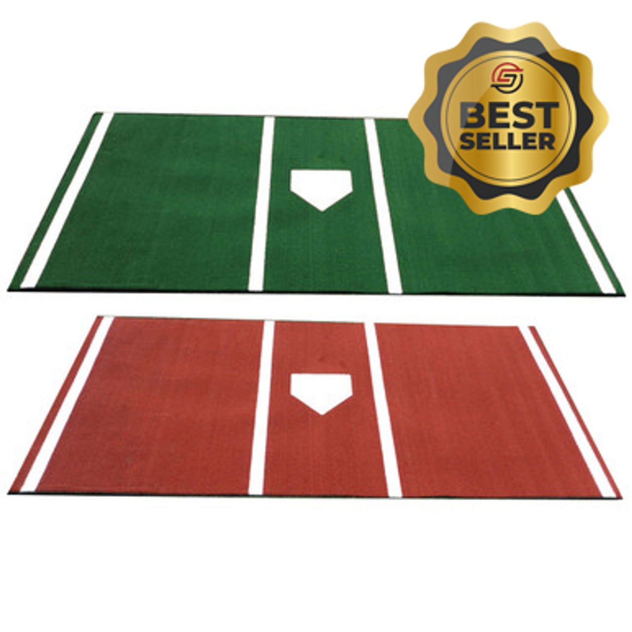 Deluxe Homeplate Mat with Throw-Down Plate