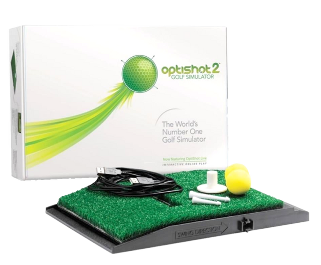 Masters Tour Simulator Golf Bundle with Optishot 2