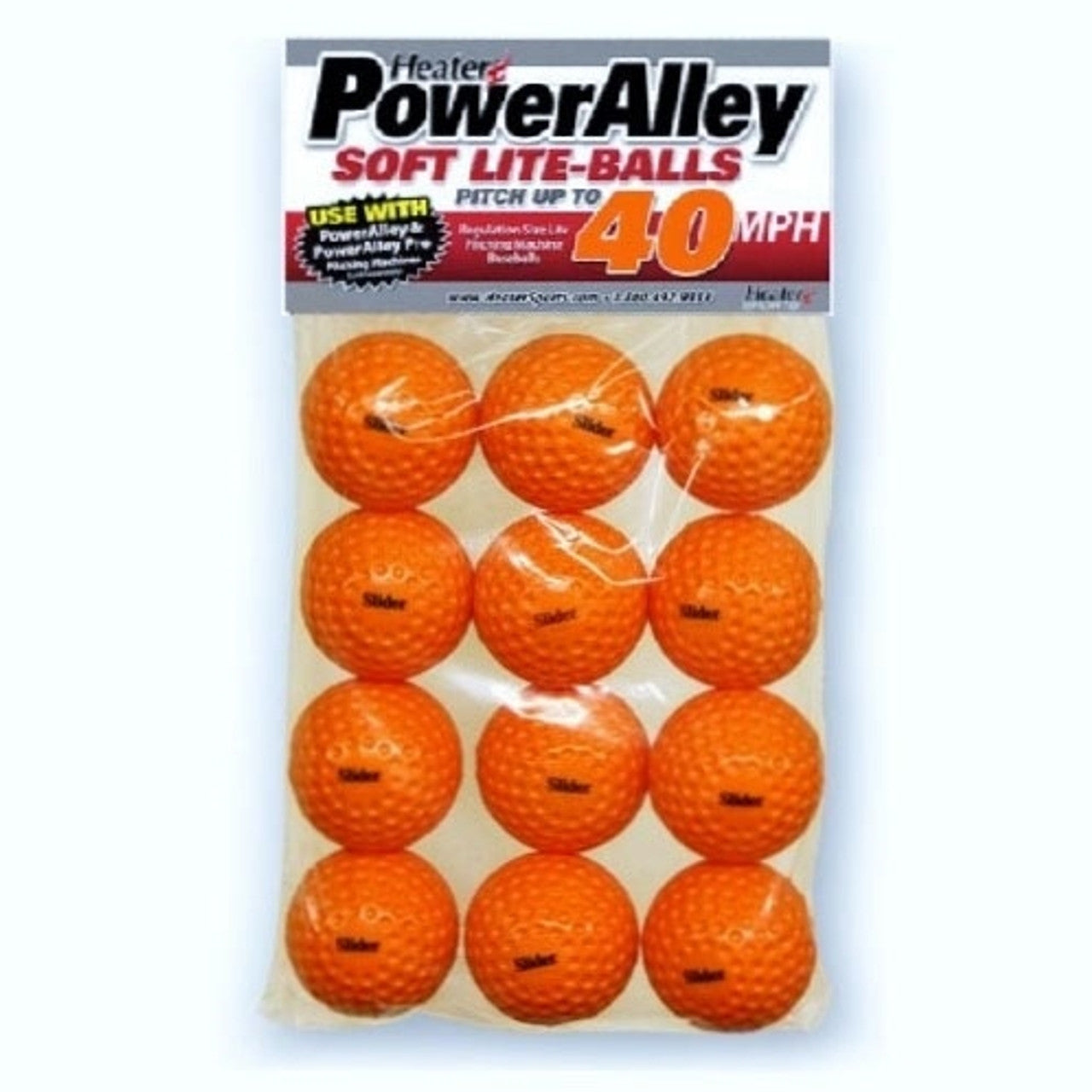 Heater Soft Lite Baseballs - Orange